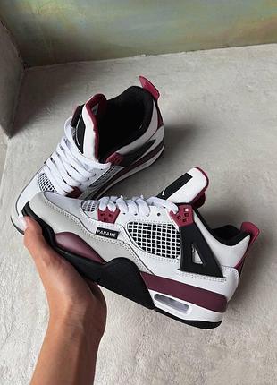 Женские кроссовки nike air jordan retro 4 gs paris saint-germain универсальные и стильные 41