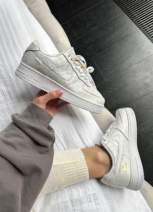 Женские кроссовки nike air force кроссы найки для женщин удобные стильные кожаные аир форс 40