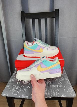 Жіночі кросівки nike air force shadow шкіряні найк ейр форс шадоу зручні та стильні