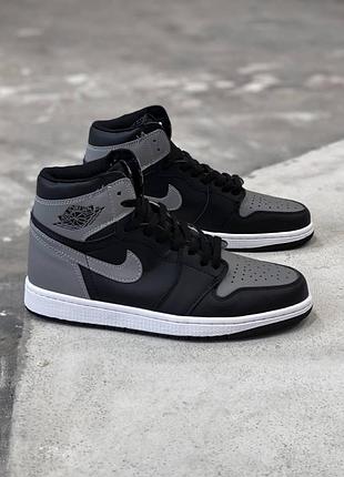 Мужские кроссовки nike air jordan 1 high кроссы найк аир джордан хай для мужчин кожа найк удобные повседневные 42