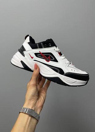 Кроссы nike m2k tekno белые для женщин найки техно удобные кожа повседневные женские кроссовки 41