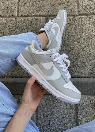 Женские кроссовки nike sb dunk low серые универсальные найк сб данк лоу найки на любой сезон 38