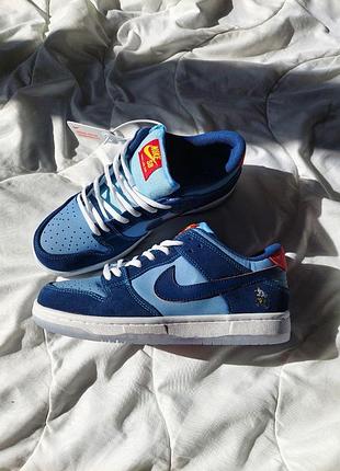 Жіночі кросівки nike sb dunk low сині, найкращий вибір для любителів моди найк сб данк лоу найкі