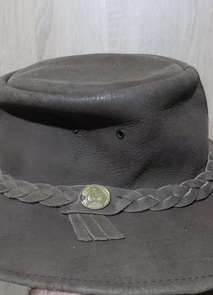Шкіряний капелюх астралія the australian bush hat co