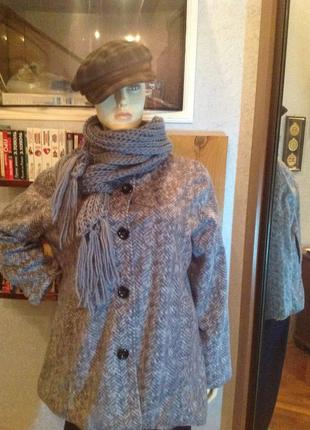 Лёгкая, мягонькая флисовая куртка - пиджак бренда anne de  lancay, р. 56-581 фото