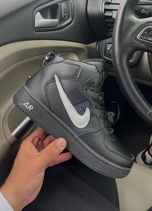 Женские зимние кроссовки nike air force utility, удобные и качественные кроссовки найк для зимы 41