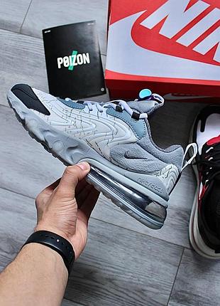Кроссовки nike air max 270 для мужчин белые удобные сетка 40