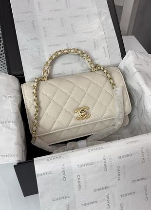 Шкіряна сумка 19см з верхньою ручкою ch 4