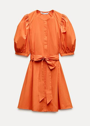 Платье от бренда zara (100% органический хлопок)