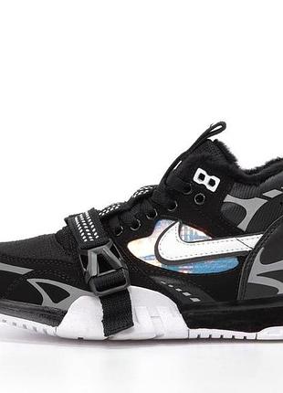 Мужские зимние кроссовки nike air trainer 1 sp, стильные утепленные кроссы найк