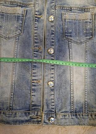 Джинсовая курточка для девочки 3