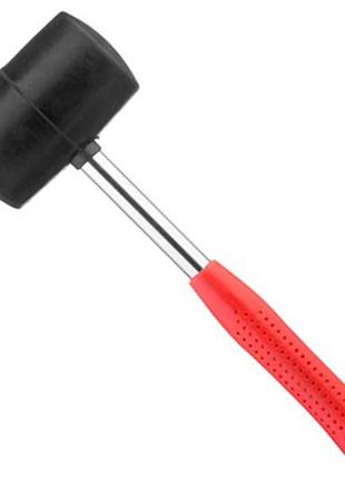 Киянка intertool 680 г х 80 мм чорна ручка метал (ht-0232)