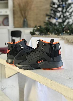 Зимние кроссовки nike huarache x acronym черные для мужчин утепленные для холодной зимы 41