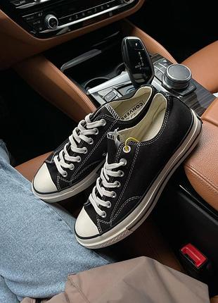 Женские кроссовки converse кеды конверсы черные тканевые для женщин удобные качественные 39