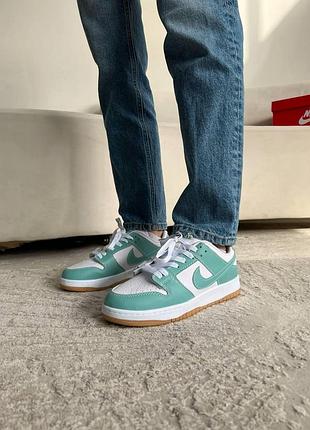 Женские кроссовки nike sb dunk low кроссы найки сб данк для женщин серые стильные кожанные повседневные найк 40