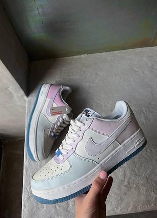 Женские кожаные кроссовки nike air force 1 белые удобные повседневные для женщин найк аир форс 39