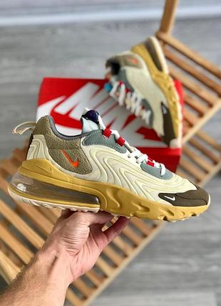 Кроси nike air max 270 для чоловіків кеди найк зручні білі сітка