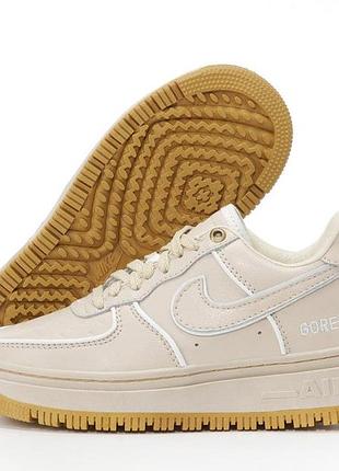 Удобные стильные зимние кроссовки для женщин nike air force gore-tex, теплые женские кроссовки найк гортекс 38