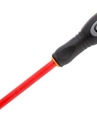 Отвертка intertool крестовая ph3 х 150 мм 1000 в диэлектрическая (vt-3213)