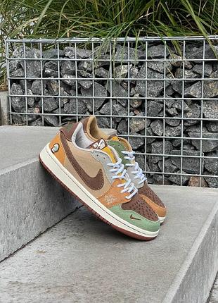 Кроссовки nike air jordan low для мужчин кеды найк удобные коричневые 42