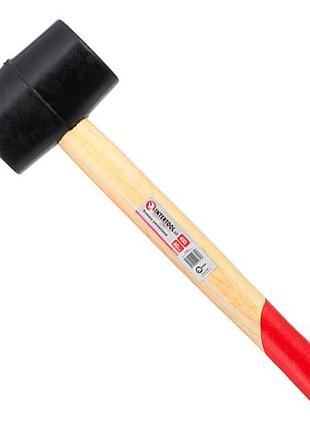 Киянка intertool 450 г х 65 мм чорна ручка дерев'яна (ht-0237)