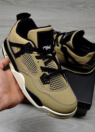 Мужские кроссовки nike air jordan retro 4, идеальные для активных мужчин nike air jordan
