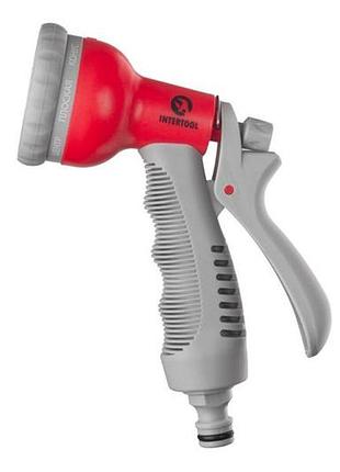 Пистолет поливочный intertool 8 функций (ge-0001)