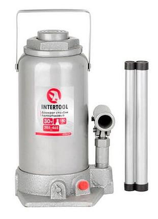 Домкрат гідравлічний intertool 30 т х 465 мм одноштоковий (gt0029)
