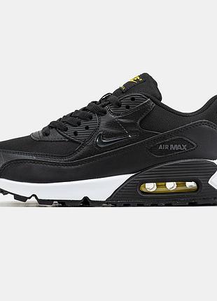 Мужские кроссовки nike air max 90 черные оригинальные 40