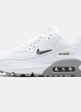 Мужские кроссовки nike air max 90 белые оригинальные