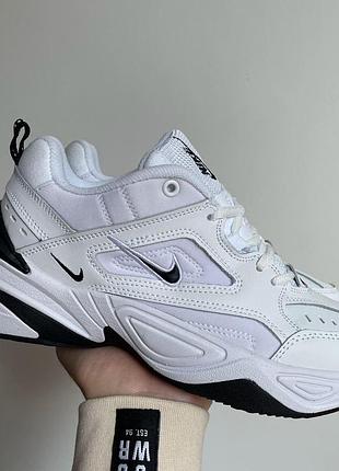 Жіночі кросівки nike m2k tekno кроси найк текно для жінок білі шкіряні зручні повсякденні
