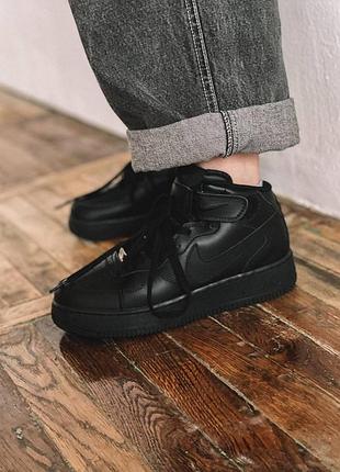 Кроссовки nike air force winter зимние для женщин, обувь для холодной погоды от найк 45