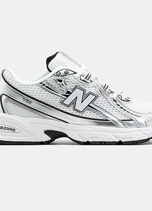 Мужские кроссовки new balance 740v2 белые оригинальные 45