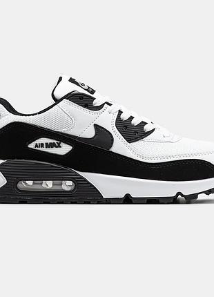 Чоловічі кросівки nike air max 90 білий чорний оригінальні