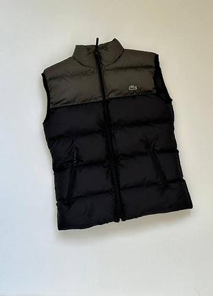 Жилетка лакоста lacoste мужская черная
