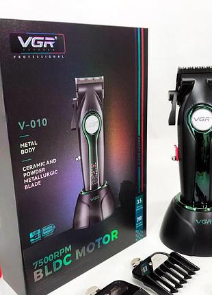 Машинка для стрижки аккумуляторная с насадками vgr v-010, машинка-триммер 3 в 1 для стрижки волос mb-24