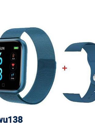 Smart watch t80s с двумя ремешками