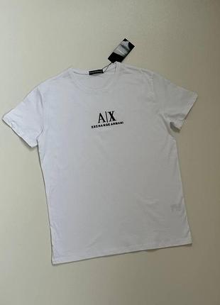 Мужская брендовая футболка armani 100% бавовна армани