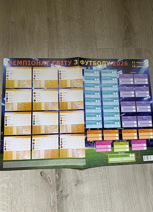Плакат чемпіонат світу з футболу 2026