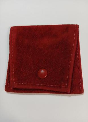 Конверт cartier (д×ш) 6,5×6,7см, на  кнопці, малий, франція.
