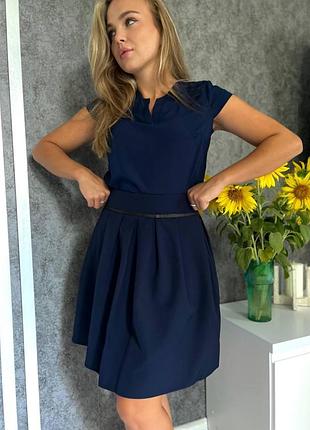 Спідниця кльош, арт. 752, колір синій