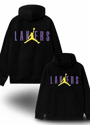 Худи jordan air nike logo унисекс джордан найк толстовка кофта лонгслив черный