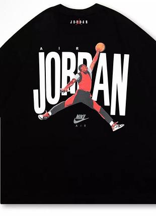 Футболка jordan air nike logo унісекс джордан найк