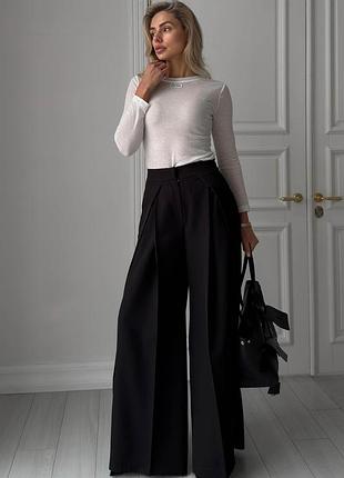 Брюки jadone fashion венда s чёрный