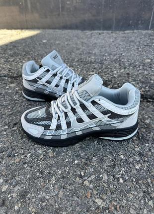 Кроссовки nike p-6000 комбинированные серые