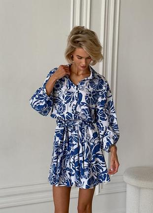 Летнее платье jadone fashion виста l голубое