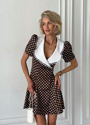 Літня сукня jadone fashion симона m коричнева