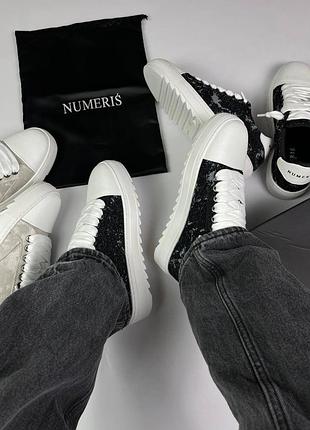 Кеды numeris унисекс для повседневной носки черные серые 39–44 черный, 44, 41