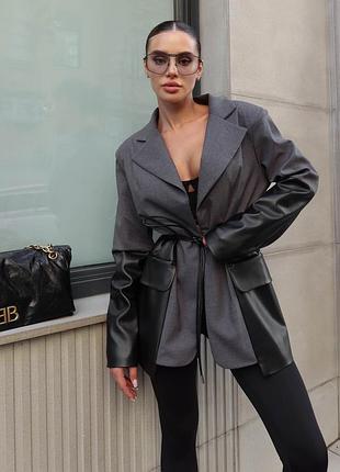 Пиджак jadone fashion монро m–l графит