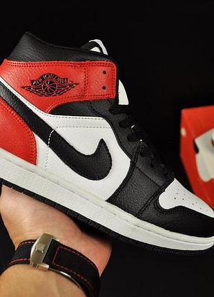 Кроссовки nike air jordan 1 арт 21341 (найк, джордан, унисекс) 41